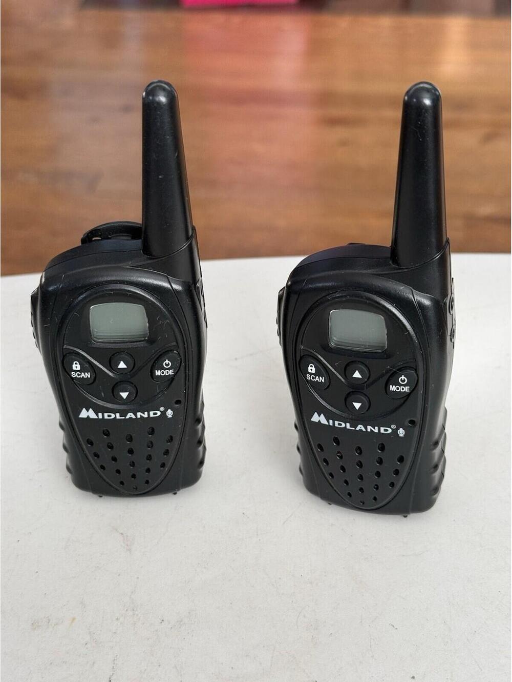 Midland LXT80 Radio Walkie Talkies Set of 2 - 22 Channel - 12 Mile Range